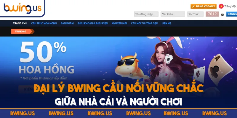 Đại lý BWING cầu nối vững chắc giữa nhà cái và người chơi